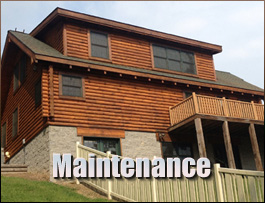  West Salem, Ohio Log Home Maintenance